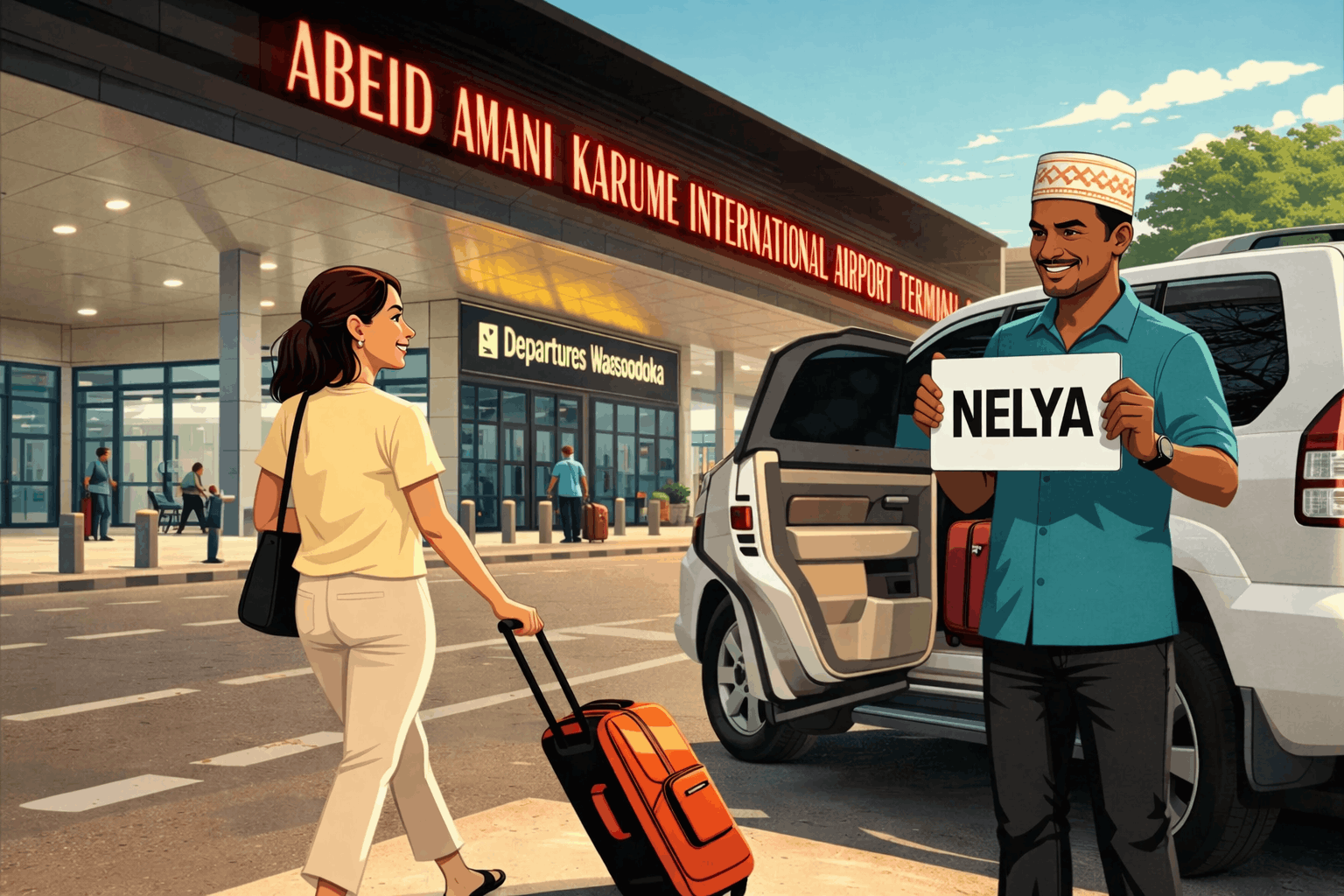 Chauffeur privé Zanzibar : accueil à l’aéroport ZNZ (Abeid Amani Karume)